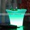 Rechargeable colorful led large wine ice bucket