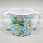 Two Handle High Quality Kids Milk Water Soup Drinking Mug Melamine Cup