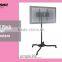 Hot Sale Monitor Display Mobile Trolley TV Stand Mount Bracket With Wheels