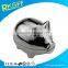 zinc alloy silver personalized piggy banks for children/baby gift