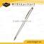 Hot sale slim ball pen / sign ball pen for metal silver color