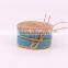 Decorative 28mm Wide Wire Edge Burlap Ribbon