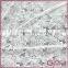 White All Over Flowers Design Tricot Lace Fabric Wholesale, Elegant Voile Fabric