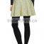 best selling mature women printed flare short skirt made in china