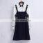 Cotton Navy Blue School Girls Uniform Dress Pinafore