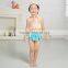 2017 Boutique summer baby swimming wear fashion beach clothing set baby bikini children swimwear