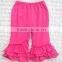 Best Selling Solid Color Baby Girls Fall Ruffle Pants