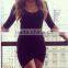 MGOO 2015 OEM/ODM New Design Wholesale Black Bodycon Mini Dress Sexy Night Club Clothing Fashion Party Dresses