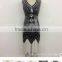 walson clothes apparel embroidery 1920s flapper evening dress