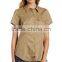 2016 women's short sleeve work shirt