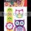 Mini Kid Color Temporary Tattoo Owl and Bird Child Tattoos