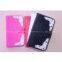 for iphone 5 shiny grid diamond leather pattern case with card holder