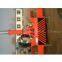Telescoping hydraulic lift/inclinable lift platform