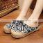 diamond women homemade linen sandals comfortable fisherman shoe folk slippers/Chinese ethnic flavor casual linen shoes