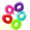 Wholesale Neon Color Elastic Spring Ponytail Holders Plastic Thin Telephone Wire Hair Band