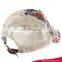 Fashion Plaid Mesh Trucker Baseball Cap With Leather Buckle