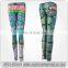 Wholesale Sublimation Polyester Mesh Dry Fit Yoga Pants