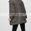 2015 Winter Sherpa Wool Varsity Jackets Models for Ladies Trench Coat with Hood NT6800