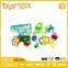  China Import Toys Plastic Multicolor Baby Rattle And Teether