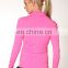 Trade Assurance Yihao 2015 Women Pink Sports Gym Wear Zipper up Top Sweatshirt