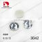 DZ-3042 clear crystal color sew on crystal stones for clothing