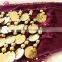 High velvet gold coins Belly dance hip scarf for kids Y-2040#