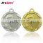 Custom Shaped Metal Blank Old Antique Gold Basketball Sport Medal