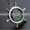 Wholesale cheap custom compass keychain