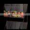 Multi-Design single acrylic candy container storage box / acrylic candy bin with lid