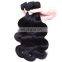 Brazillian hair body wave virgin hair bundles with lace closure