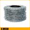 plastic barbed wire galvanized decorative barbed wire fencing with ISO9001 certificate
