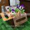 Metal Garden Plant Rings Corten Steel Rectangular Flower Pot