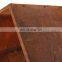 Modern Wood Storage Corten Steel Firewood Holder Stacker