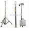 Light weight aluminum pneumatic surveillance camera tower