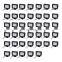 40X4'' 18W Flood LED Pods Lights Fog Light Led Light Bar OffRoad Waterproof