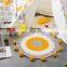 Wholesale round soft knitting baby mats for playing