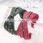 7colors Wholesale Fashion Girls Hair Accessories Wide Hairband Plain Fabric Star Cross Headband Hair Band For Women