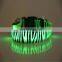 New design wholesale nylon dazzling pattern usb LED dog collar