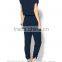 Adult jumpsuit pajama cross front v-neckline sleeveless jumpsuit