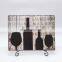 China supplier clear tempered glass chopping board with rough edge