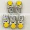 Carest 50pcs Super Bright Turn Side License Plate Light Lamp Bulb Auto T10 Led Cold White 194 W5W LED 168 COB Silica Car DC 12V