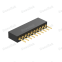 Dnenlink 1.27mm pitch Single Row  H4.0mm Plane contact  Straight Female Header DIP type PogoPin header
