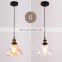 Best Selling Vintage Clear/Tinted Glass Pendant Light Indoor Loft Lamp