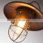 European Style Vintage Black Adjustable Wall Lamp With Glass Shade