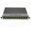 24 Port 1U 19 inch Fiber Patch Panel SC 24 port with adapter and fiber pigtail 24 port fiber optic patch panel