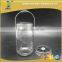430ml Round Shape Clear Glass Mason Jar with Iron Wire