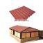 Bond Colorful Stone Coated Roof Tiles Тип клея Telhados Sun Керамический металлический черепичный кровельный материал черного и серого цвета в Нигерии