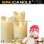 LED candle with flickering flame with remote with USA and EU patent for Party Decorative