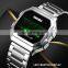 Skmei 1650 LED Digital Display Touch Screen Stainless Steel Watch for Men