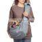 new outdoor travel pet bag with shoulder strap canvas soft handsfree simple space pet carrier